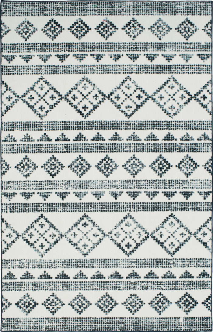 Technicolor Montrel Black Area Rug