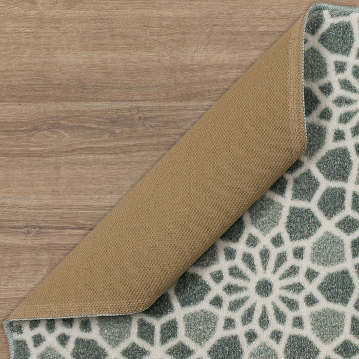 Motley Tile Grey Accent Rug