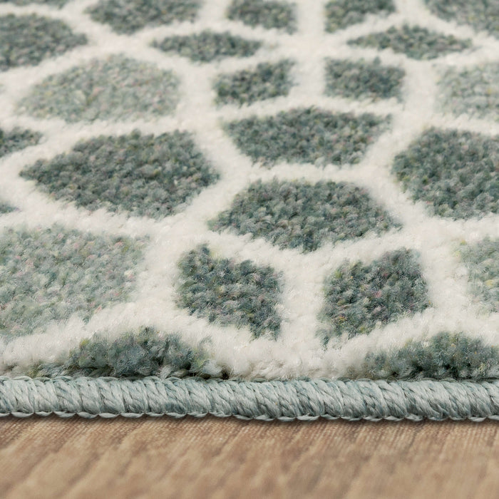Motley Tile Grey Accent Rug