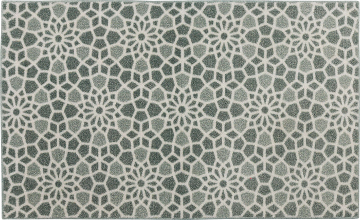 Motley Tile Grey Accent Rug