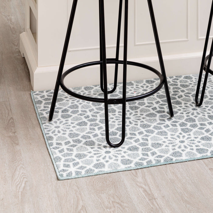 Motley Tile Grey Accent Rug