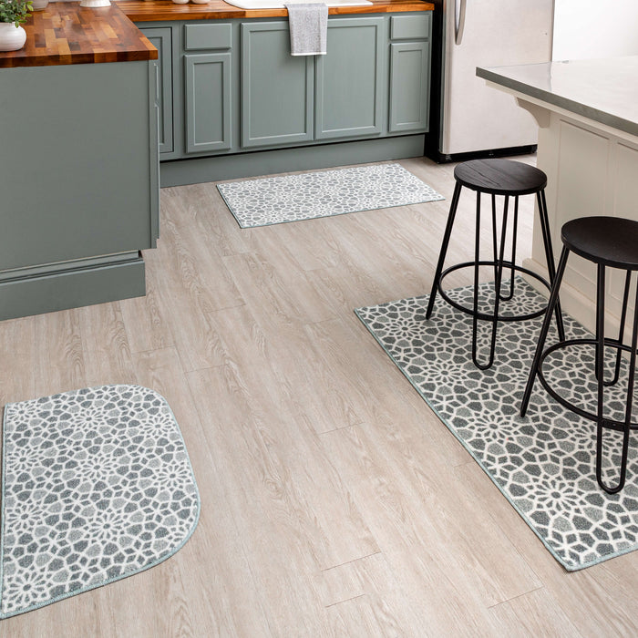 Motley Tile Grey Accent Rug