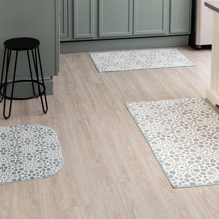 Motley Tile Grey Accent Rug