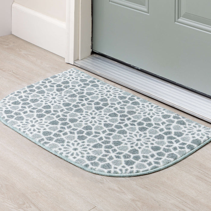 Motley Tile Grey Accent Rug