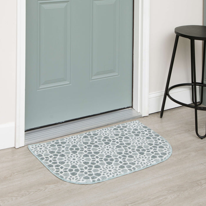 Motley Tile Grey Accent Rug