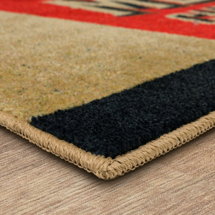Most Wonderful Time Beige Accent Rug