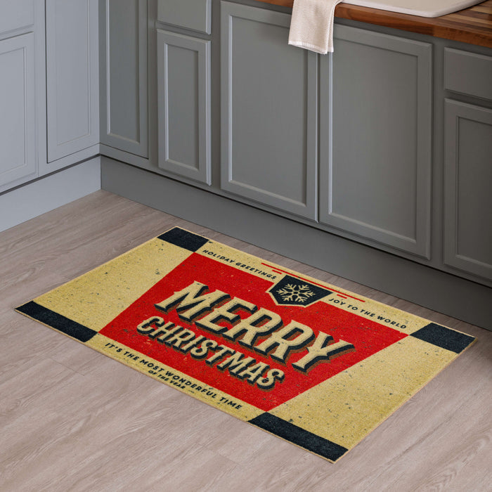 Most Wonderful Time Beige Accent Rug