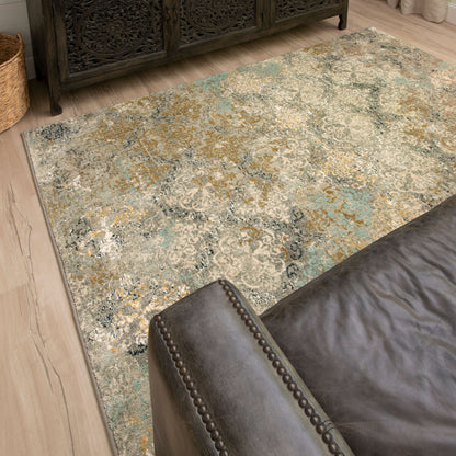 Karastan Touchstone Moy Willow Grey Area Rug