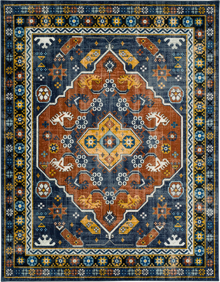 Karastan Kaleidoscope Mozambique Navy Area Rug