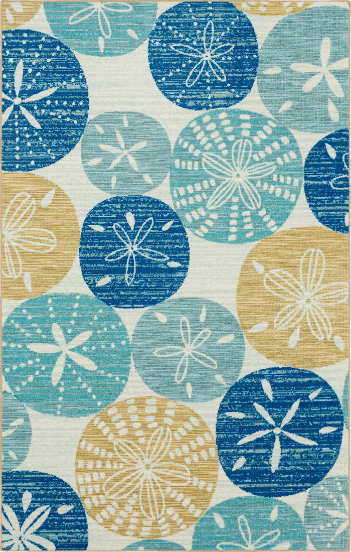 Sand Dollars Tan Area Rug