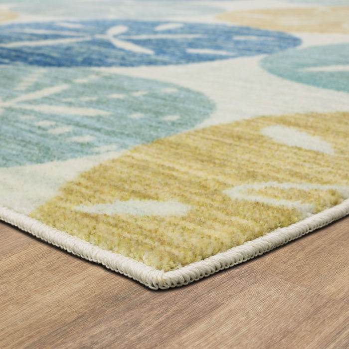 Sand Dollars Tan Area Rug