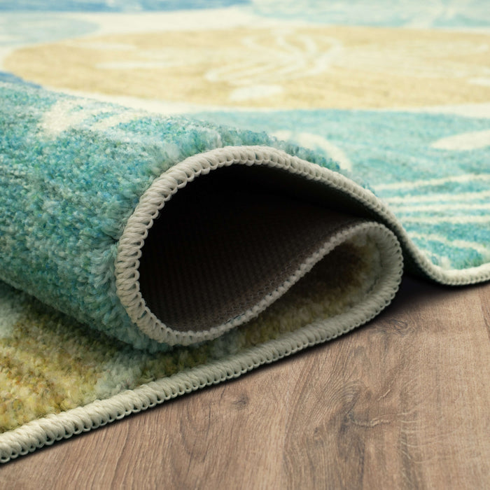 Sand Dollars Tan Area Rug