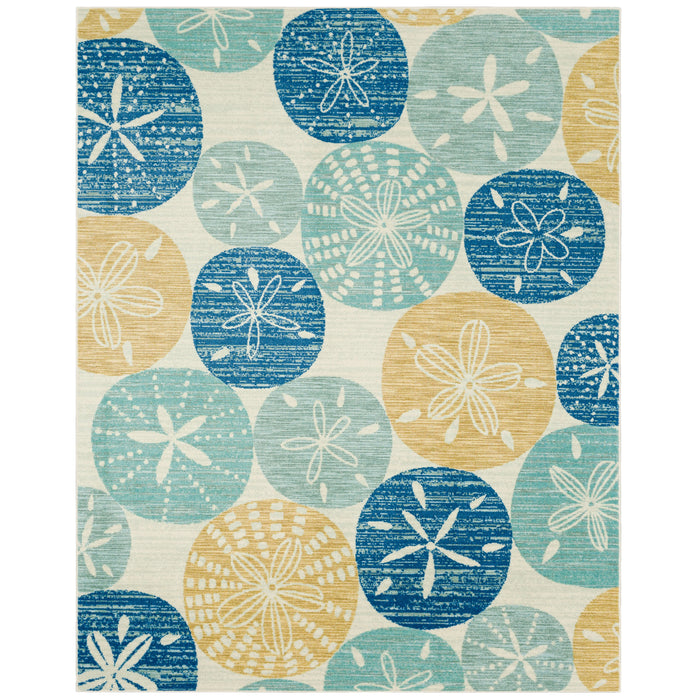 Sand Dollars Tan Area Rug