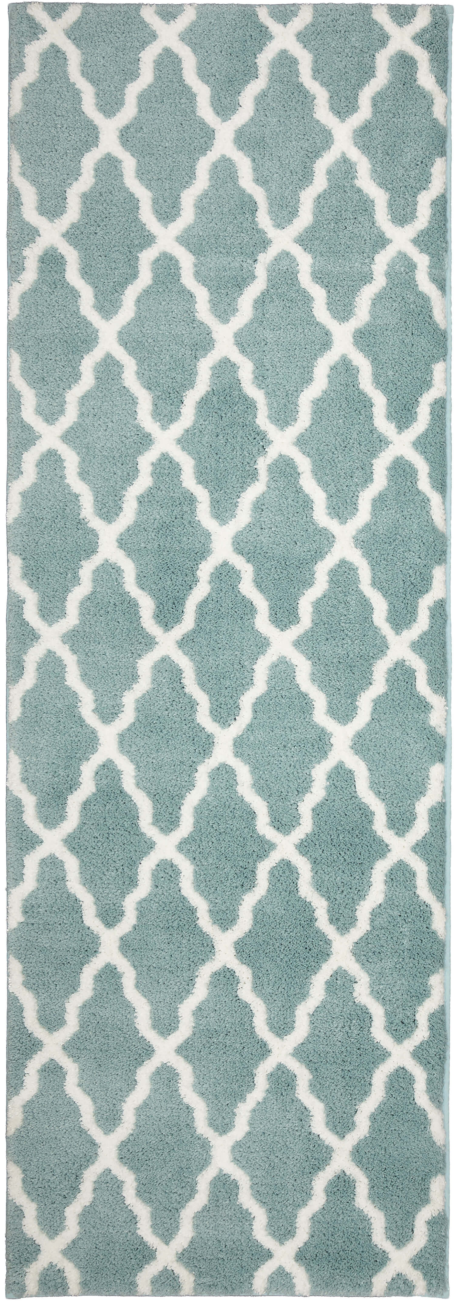 Compass Sea Blue & Green Bath Mat
