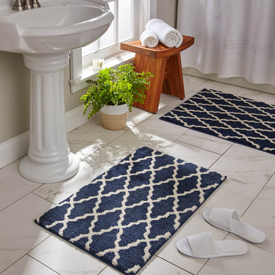 Compass Horizon Brown Bath Mat – Covered By Rugs