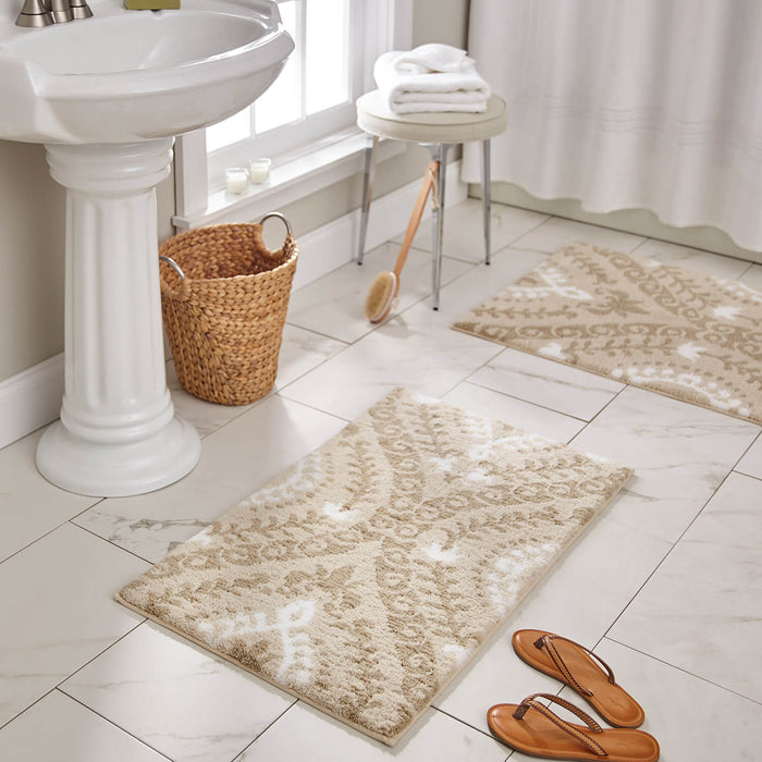 Patterned bath rugs discount
