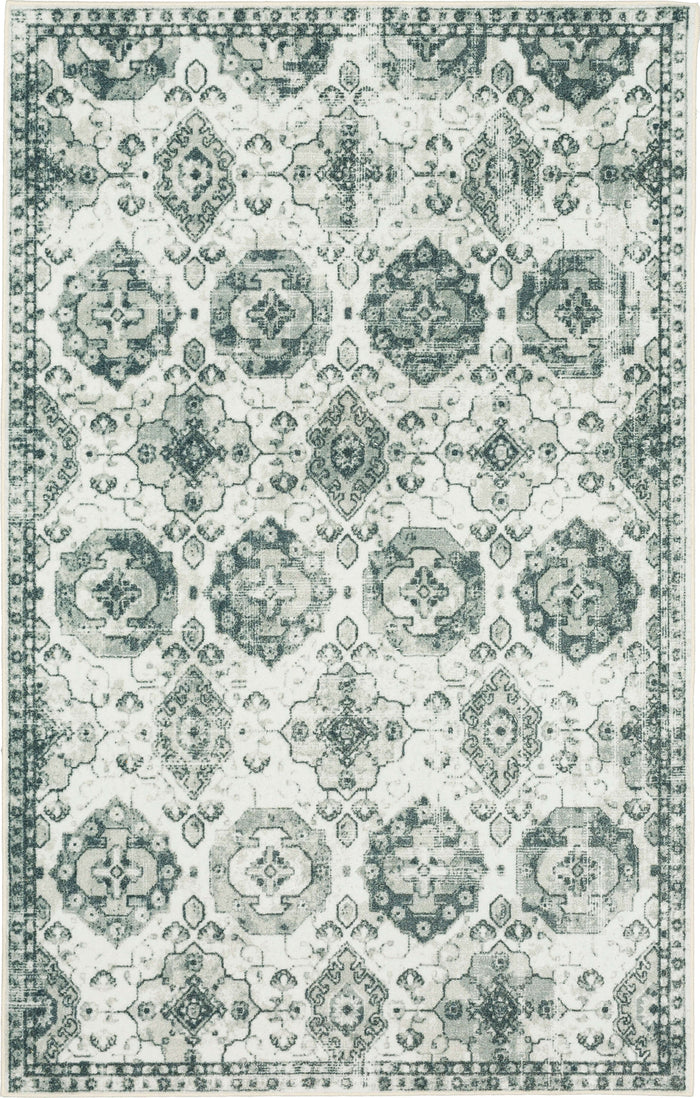 Technicolor Neeley Grey Area Rug