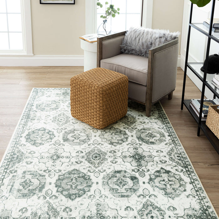 Technicolor Neeley Grey Area Rug