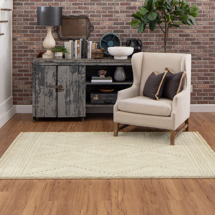 Brizo Marquise White Area Rug