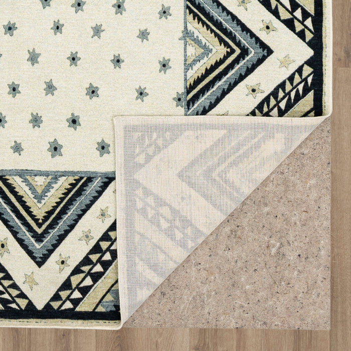 Antioch Black Area Rug