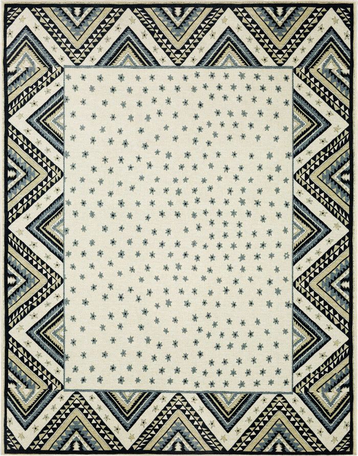 Antioch Black Area Rug