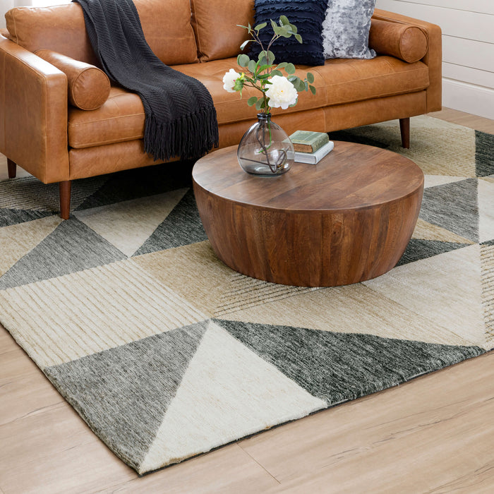 Karastan Bowen Oblique Tan Area Rug by Drew & Jonathan Home
