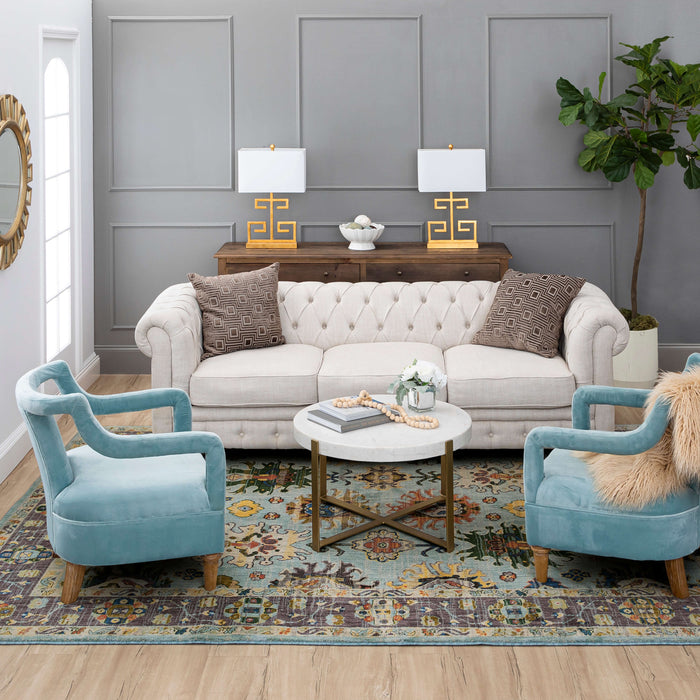 Karastan Pandora Obsession Blue Area Rug
