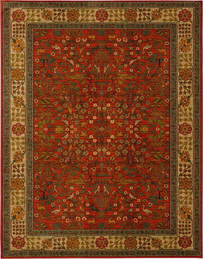 Karastan Kaleidoscope Olgethorpe Red Area Rug