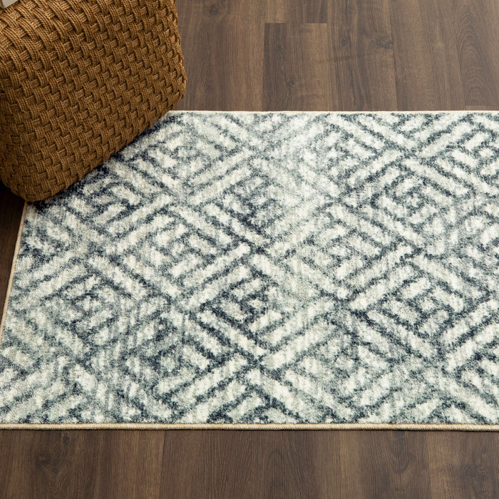 Origami Diamond Gray Area Rug by Scott Living