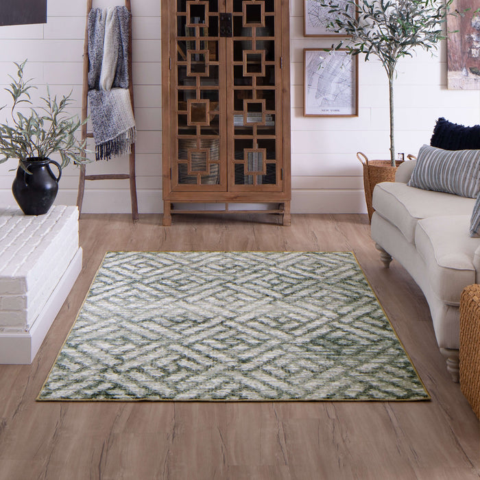 Origami Diamond Gray Area Rug by Scott Living