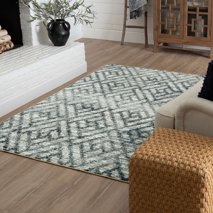 Origami Diamond Gray Area Rug by Scott Living