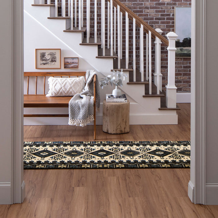 Meriwether Black Area Rug
