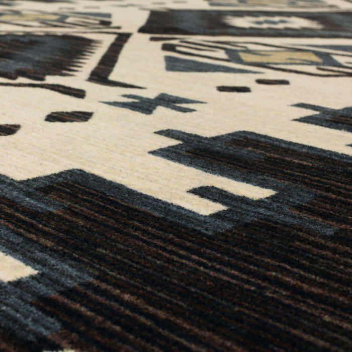 Meriwether Black Area Rug