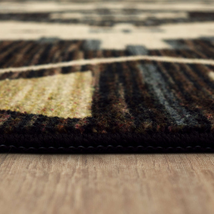 Meriwether Black Area Rug