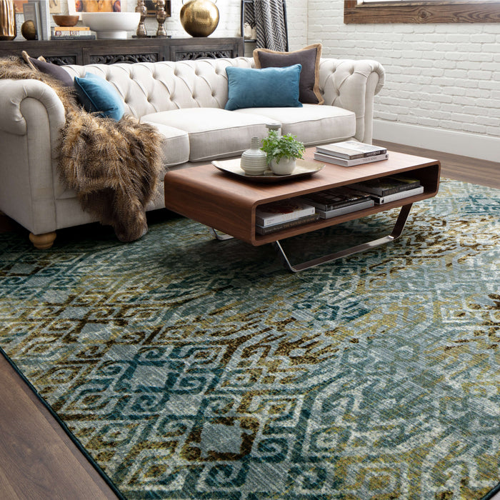 Helen Blue Area Rug