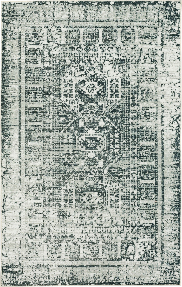 Technicolor Osprey Grey Area Rug