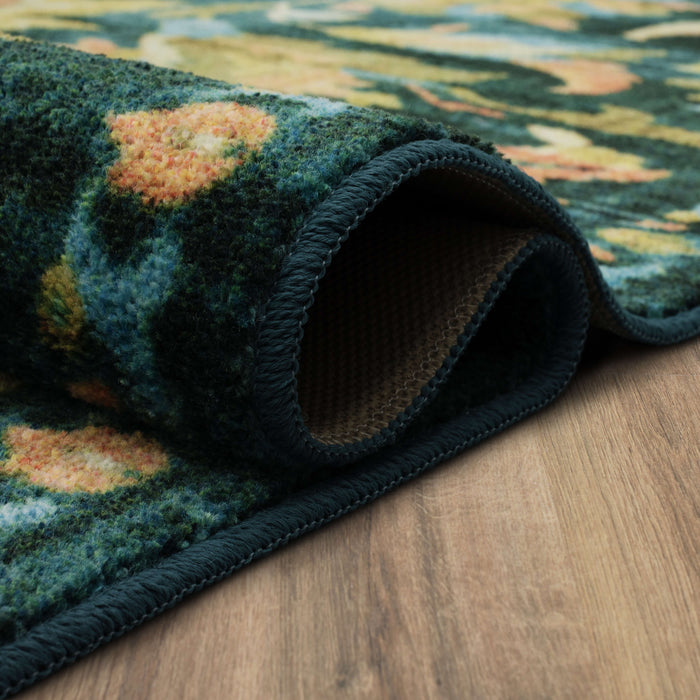 Technicolor Alluvia Blue & Orange Area Rug