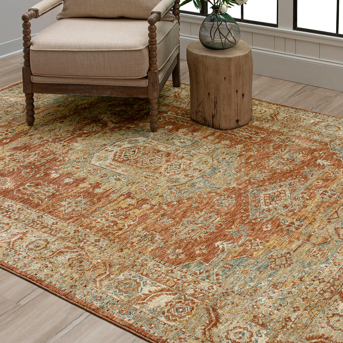 Karastan Marash Palu Rust Area Rug