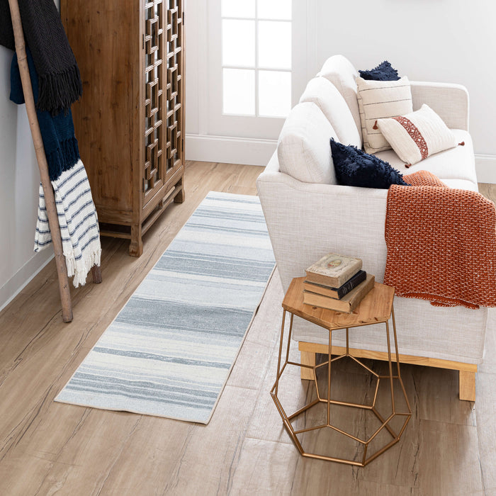 Grayson Panel Blue Area Rug