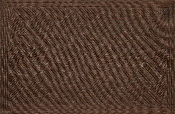 Parquet Copper Door Mat Covered By Rugs