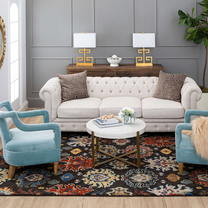 Karastan Pandora Passion Charcoal Area Rug
