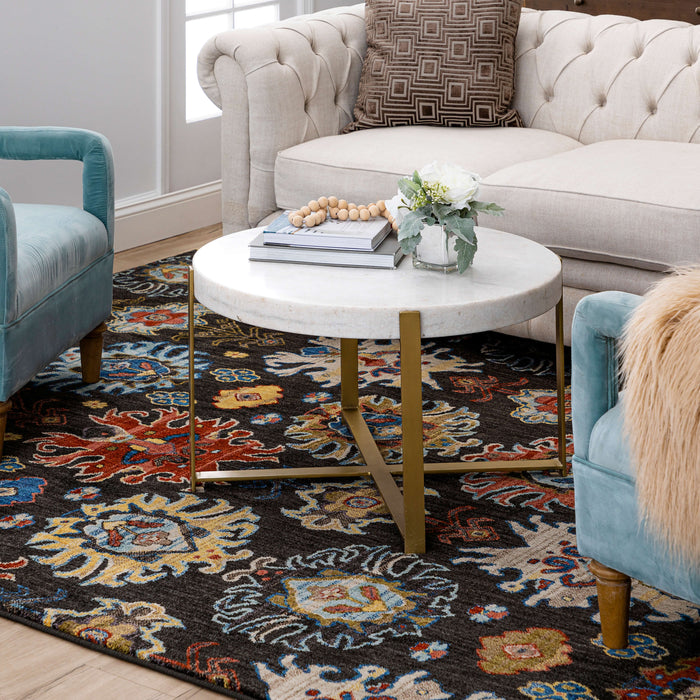 Karastan Pandora Passion Charcoal Area Rug