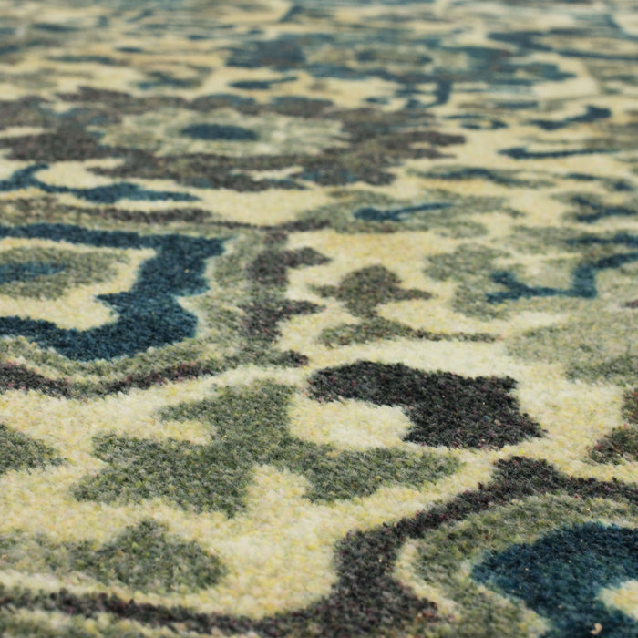 Technicolor Kinn Navy Area Rug