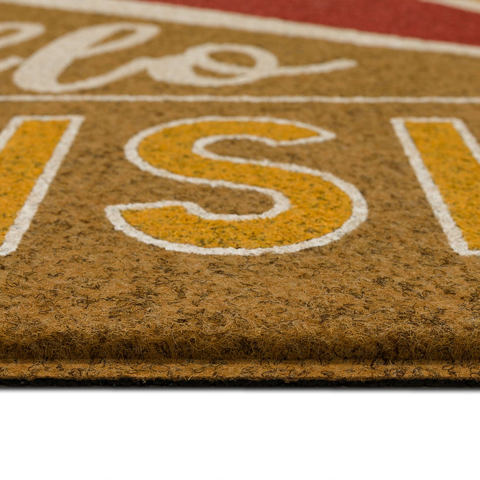 Hello Sunshine Brown Mat