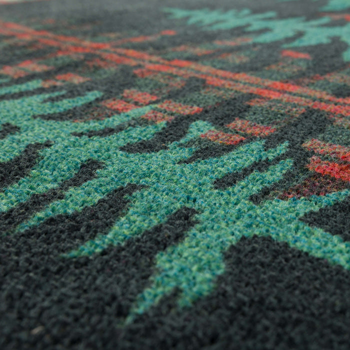 Plaid Forest Green Accent Rug