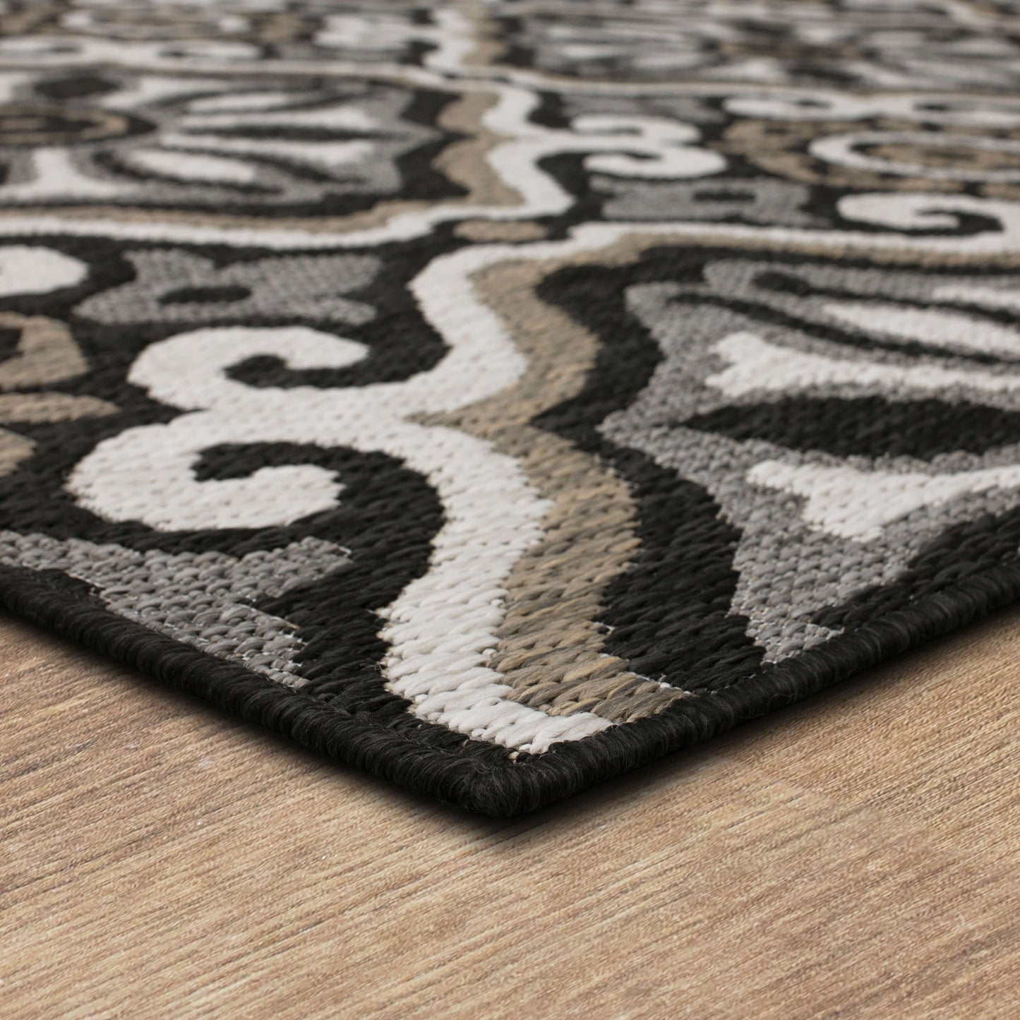 Jackson Tile Charcoal Area Rug