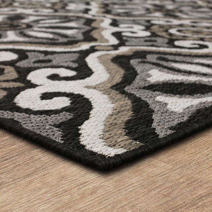 Jackson Tile Charcoal Area Rug