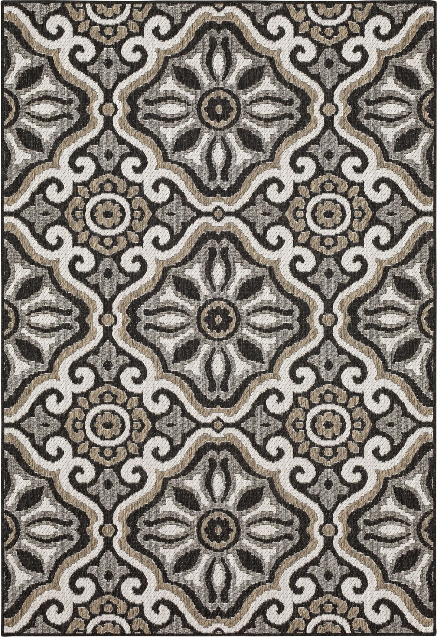 Jackson Tile Charcoal Area Rug