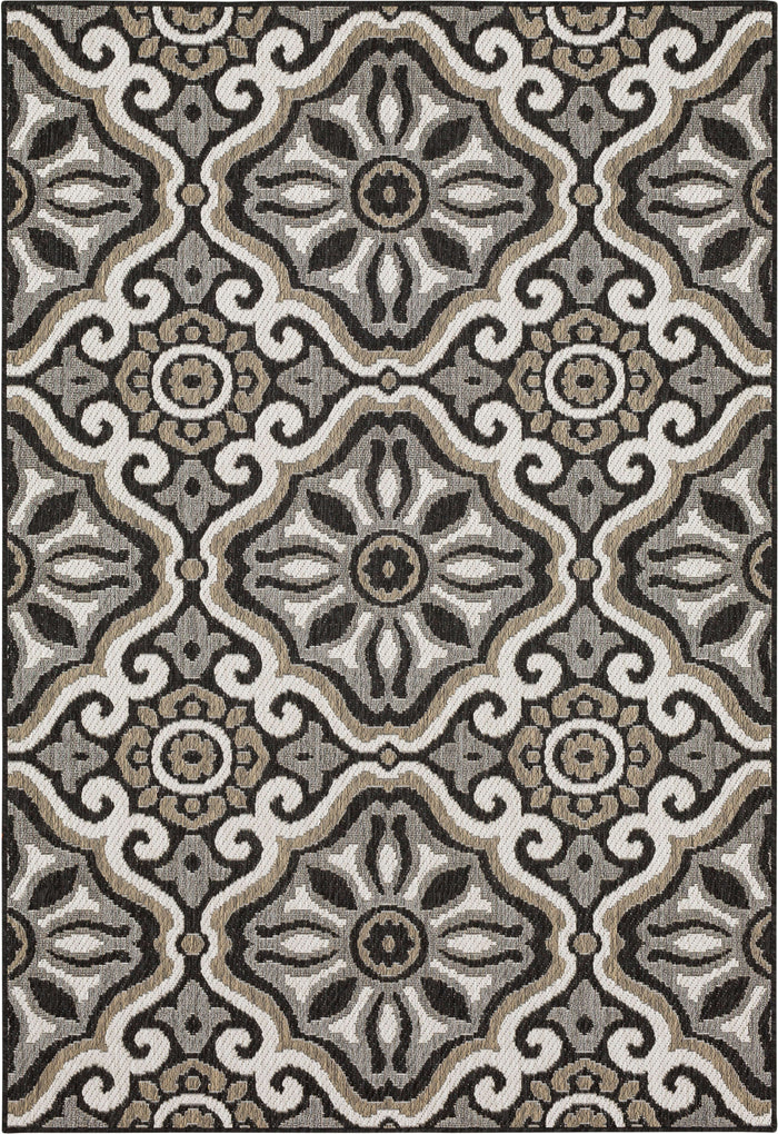 Jackson Tile Charcoal Area Rug