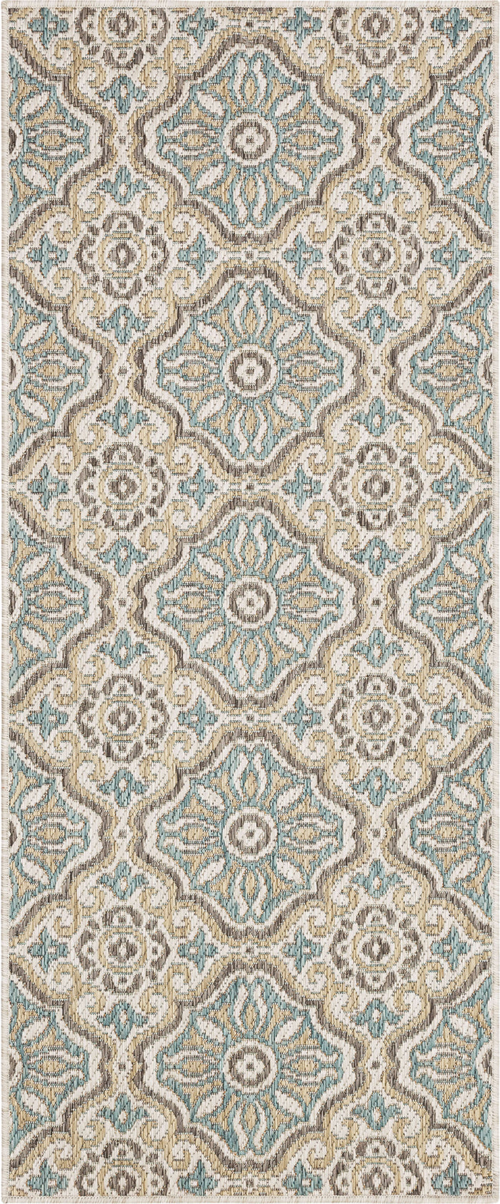 Jackson Tile Cool Grey Area Rug